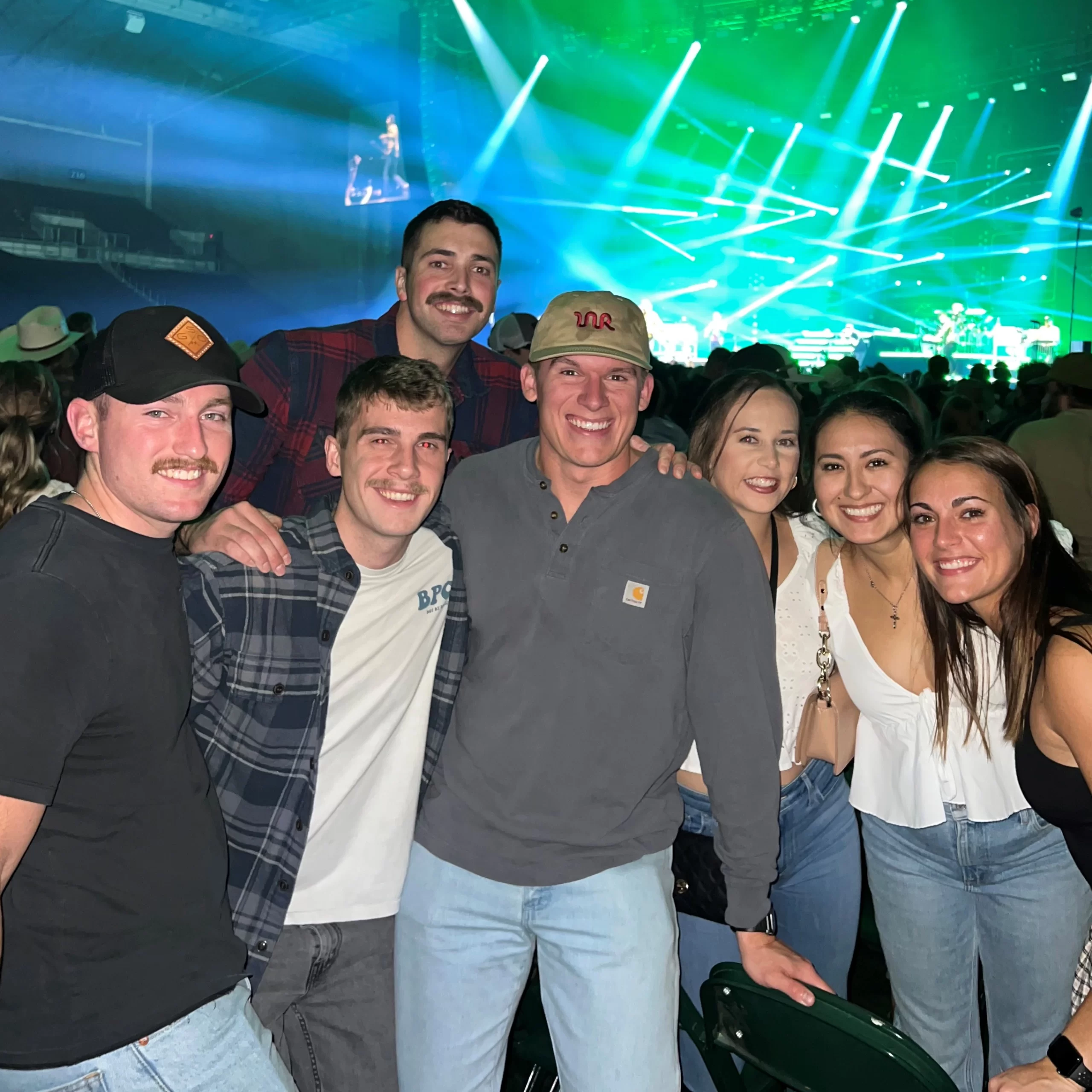 Will-with-Friends-at-a-Concert-in-Grand-Forks Friends at a concert in Grand Forks