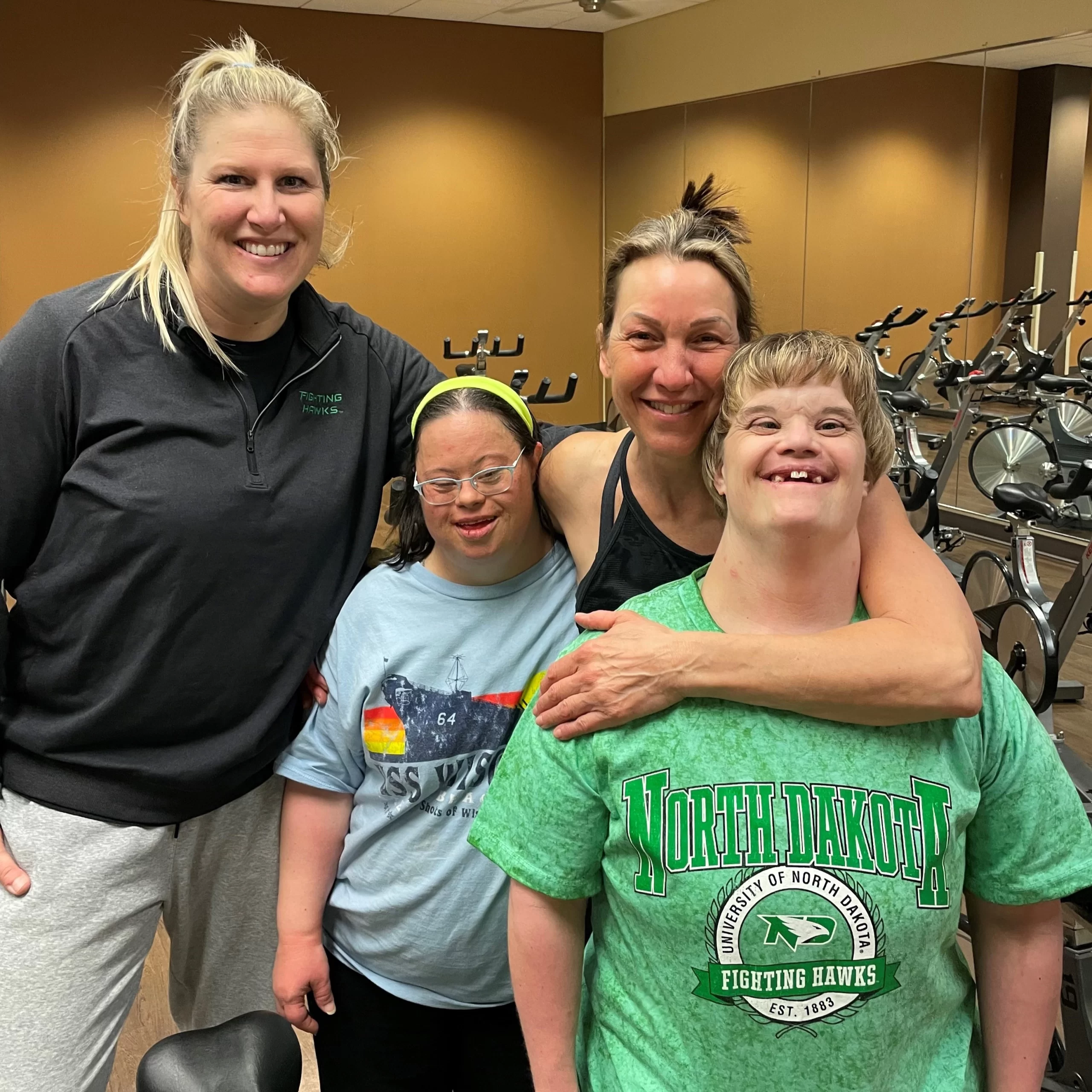 erin-spin-class Erin and friends taking a spin class in Grand Forks.