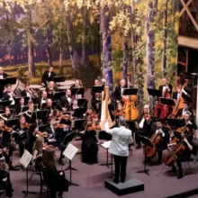 Grand-Forks-Symphony-Orchestra Grand Forks Symphony Orchestra playing on the stage