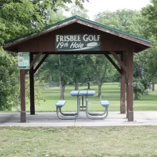 frisbee-golf Frisbee golf in Grand Forks.