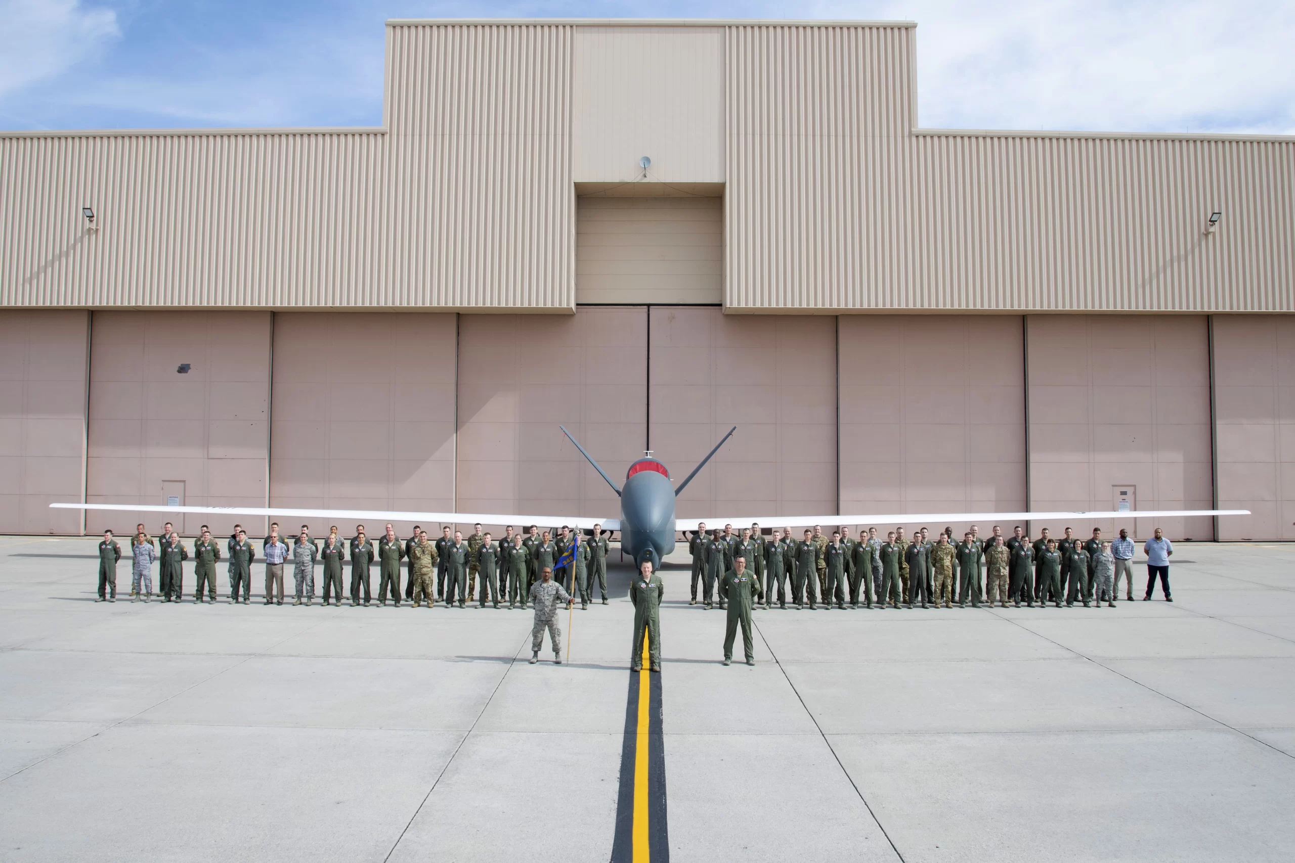 global-hawk Global Hawk at Grand Forks Air Force Base.