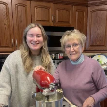 Baking Kinley Featured Image Featured Image of author and her grandma baking in the kitchen