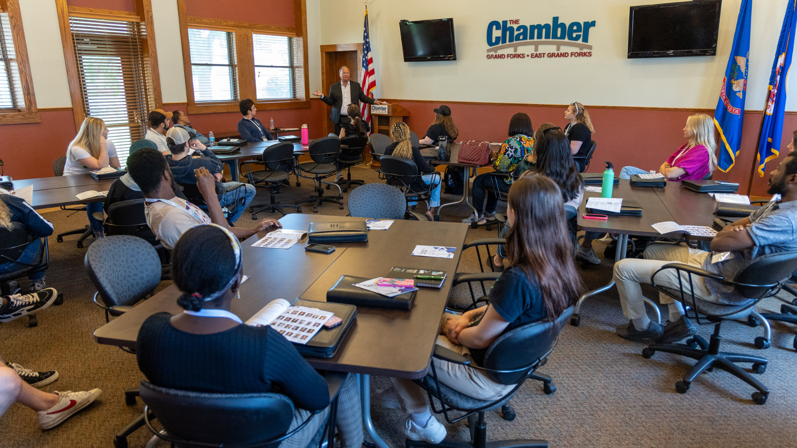 Chamber Info Session Group information session at the Chamber