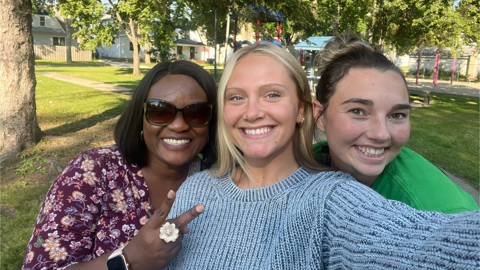 Spring time walks with friends in Grand Forks